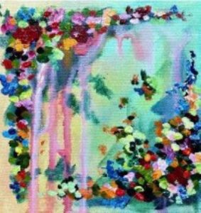 Art by Emmy - Emmy Troost - Schilderij - Bloemen abstract