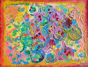 Art by Emmy - Emmy Troost - Schilderij - Kleurrijk abstract